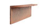 Tuile de ventilation terre cuite Panne H2 Rouge - long. 43,5 cm x larg. 25,8 cm