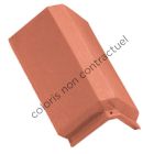 Tuile de ventilation terre cuite Rhona 10 Ardoise - long. 46,5 cm