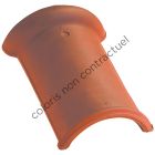 Tuile de ventilation terre cuite Rhona 10 Rouge ancien - long. 46,5 cm