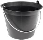 SEAU PLASTIQUE NOIR 11 LITRES Anse 5,3mm