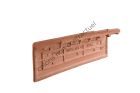 Tuile terre cuite HP10 Flamme Rustique - long. 46 cm x larg. 30,6 cm