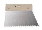SPATULE A COLLE 20 CM DENTS CARREES 10X10X10