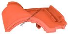 Tuile terre cuite Rhona 10 Rouge nuance - long. 47,1 cm x larg. 31,3 cm