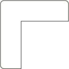 Profil d'angle epicea du nord DURLINE W3R 00 Vert classe III - long. 3m x larg. 5,6cm x ep. 56mm