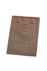 Tuile a douille terre cuite Panne S Vintage fonce - long. 42,6 cm x larg. 26,7 cm