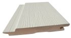 Bardage epicea du nord LIGNUGRAV23 RHO 21 HF Blanc Perle - long. 4,15m x larg. 12,5cm x ep. 19mm