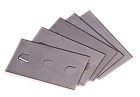 5 Lames 'rectangles' pour gratte vitre