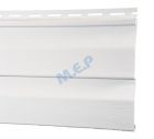 Bardage PVC Barlyte blanc - long. 2,86m x larg. 20,5cm x ep.1mm