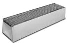 Caniveau beton + grille caillebotis acier DRAINECO 200 - long. 1m x larg. 260mm x haut. 205mm - classe C250