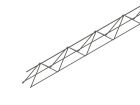Chainage triangulaire ouvert - acier diam. 8mm - long. 6m x larg. 8cm x haut. 9,5cm