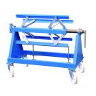 Devidoir 1,20 Tonne monte sur roues pour bobineaux max 1 m