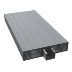 Lame pour cloture en bois composite long. 180 cm x haut. 2,7 cm Stone grey