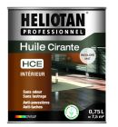 Huile cirante Heliotan Professionnel HCE Chene fume - bidon de 0,75L