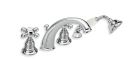 bain/douche parigi 4 trous sur gorge chrome