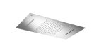 ciel de pluie plafond chrometherapie 38-70 cm avec double cascade