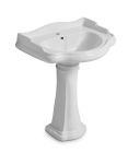 colonne ceramique pour lavabo retro chambord hauteur 64 cm