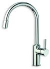 Melangeur d'evier CUCINA bec haut aerateur amovible - chrome