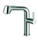 Mitigeur d'evier PREMIUM UNIC avec douchette bi jets - chrome