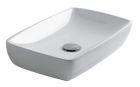 lavabo ceramique h 10 l.50Xp.32xh.10 cm blanc brillant