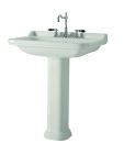 lavabo ceramique waldorf 60-55 cm percage 3 trous