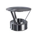 CHAPEAU + FINITION HAUTE DOUBLE PAROI APOLLO PELLETS Ø100