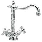 lavabo chambord bec potence mobile chrome +vidage