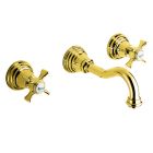 lavabo chambord mural 3 trous dore