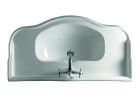 lavabo retro luxe parigi 100-55 cm blanc brillant
