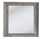 miroir retro parigi 100-100 cm cadre silver