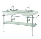 pieds laiton chrome avec tablette 150 cm pour waldorf wd15055