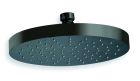 pomme de douche laiton ronde d. 19 cm noire