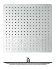 pomme de douche sandwich carree 400 mm inox anticalcaire