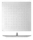 pomme de douche sandwich inox plafond carree 44 cm