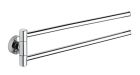 porte serviette grand hotel double articule chrome
