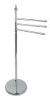 porte serviette museo sur pied chrome