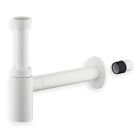 siphon lavabo droit abs blanc