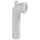 PIPE RIGIDE LONGUE COUDEE MALE D100MM+PIQUAGE FEMELLE D40MM