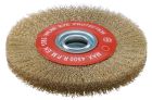BROSSE CIRCULAIRE AVEC BAGUES D.200X25X32FIL ONDULE LAITONNE