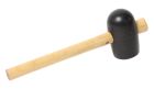 MAILLET CAOUTCHOUC NOIR 500G - 60MM