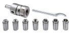 MANDRIN CM 3 POUR FRAISAGE + 7 PINCES DE 4 A 20 MM