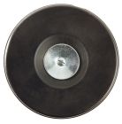 PLATEAU SUPPORT CAOUTCHOUC AVEC TIGE ET ECROU D125 P/PERC