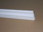 Chambranle LXVI doucine prepeint blanc - long. 2400 mm x larg. 40 mm x ep. 10 mm