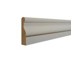 Chambranle LXVI Douc. M.D.F. Prepeint Blanc 10 X 38 2M44 25 Lgs