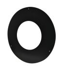 ROSACE DOUBLE PAROI Ø200 NOIR MAT