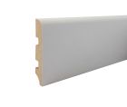 Plinthe Parquet cache fils M.D.F. Revetu Papier Blanc 14 X 80 2M40 5 Lgs