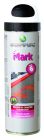 Traceur de chantier acrylique S-MARK multi supports fluorescent blanc 500 mL