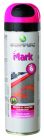 Traceur de chantier acrylique S-MARK multi supports fluorescent cerise fluo 500 mL