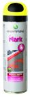 Traceur de chantier acrylique S-MARK multi supports fluorescent jaune fluo 500 mL