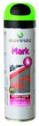 Traceur de chantier acrylique S-MARK multi supports fluorescent vert fluo 500 mL