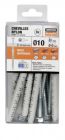 Cheville a visser en nylon - FPNH10085RP - diam. 10 mm x long. 85 mm - Blister de 8